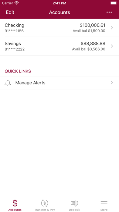 People’s Alliance FCU Mobile Screenshot
