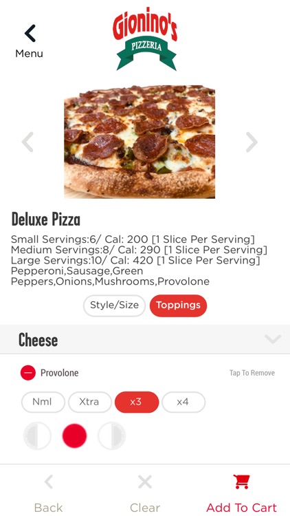 Gionino’s Pizzeria screenshot-3