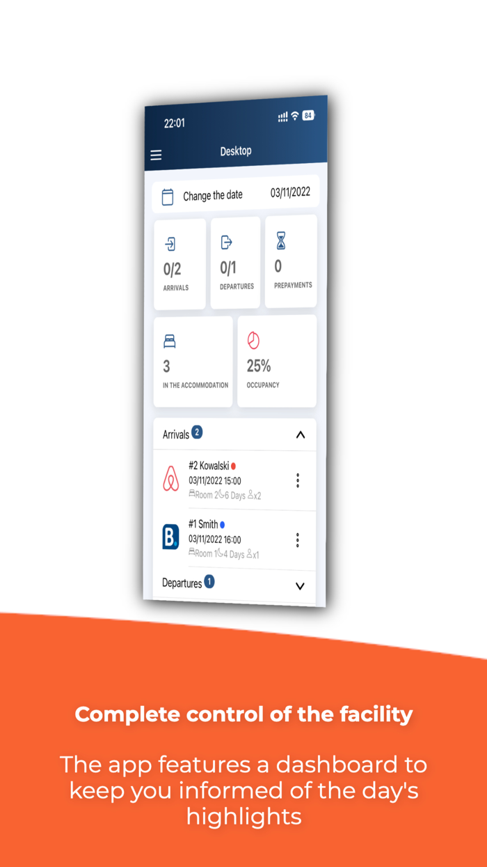 mobile-calendar booking system