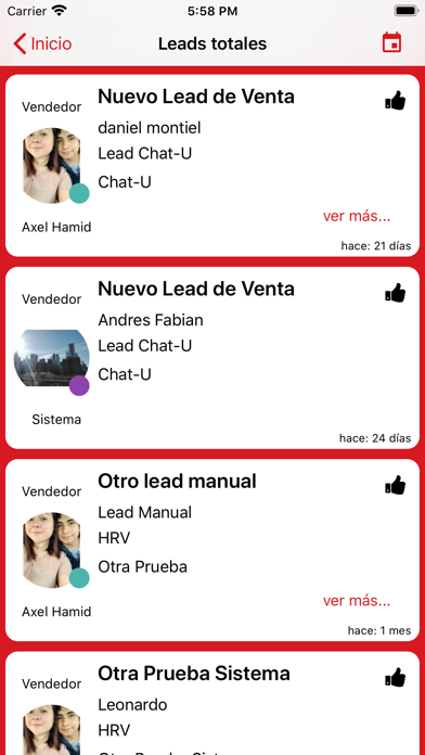 Toyota Lead Management Screenshot