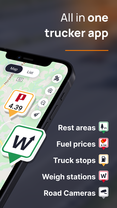 Trucker Guide: Navigation Tool Screenshot