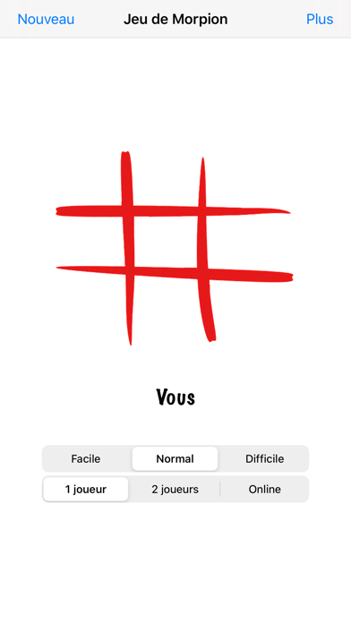 Screenshot #1 pour Jeu de Morpion - Le meilleur