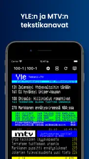 teletext (finland) iphone screenshot 1