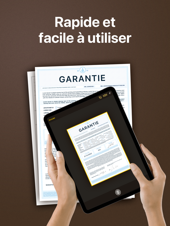 Screenshot #4 pour My Scans, PDF app de scanner