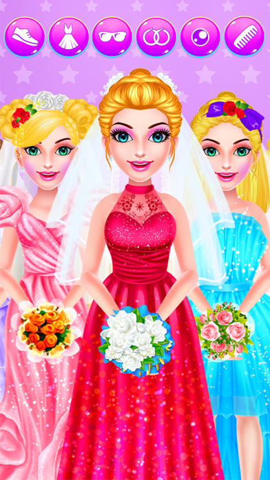 Princess at Wedding Hair Salon Screenshot
