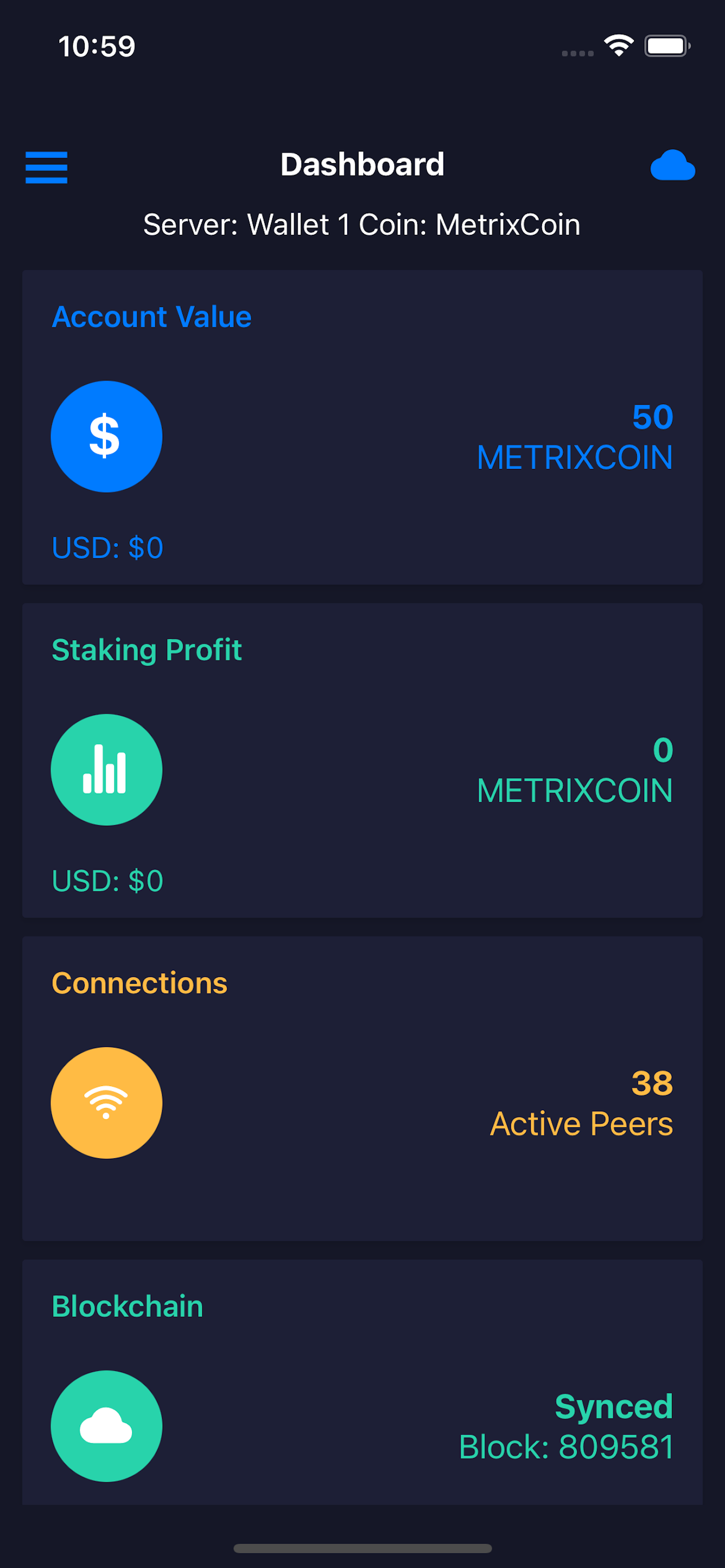 My Staking Wallet