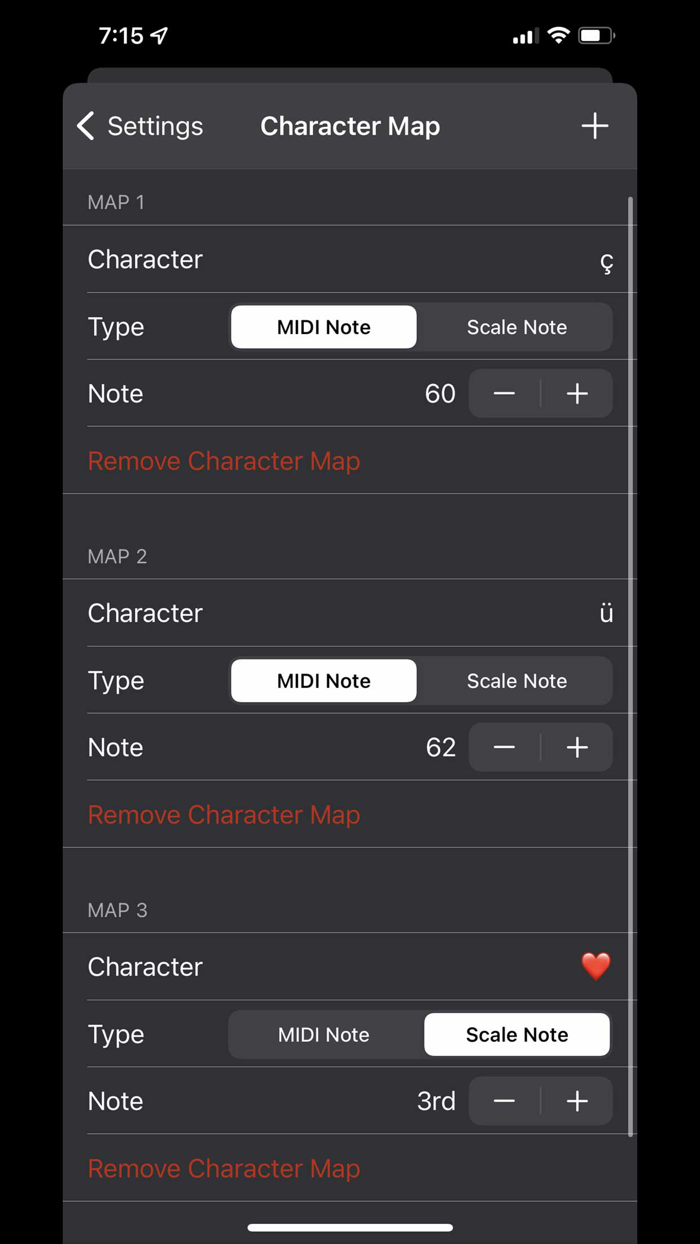 Textquencer AUv3 MIDI