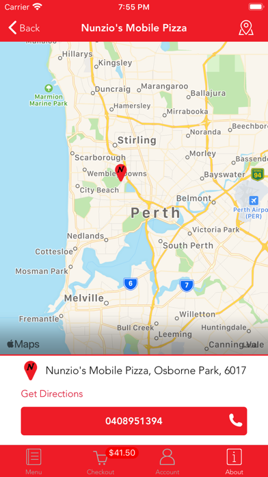 Nunzios Mobile Pizza Screenshot 4 - AppWisp.com Nunzios Mobile Pizza Screenshot 4 - AppWisp.com