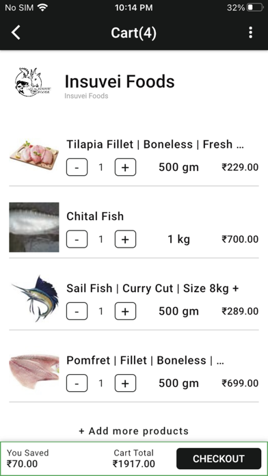 Insuvei Foods Screenshot