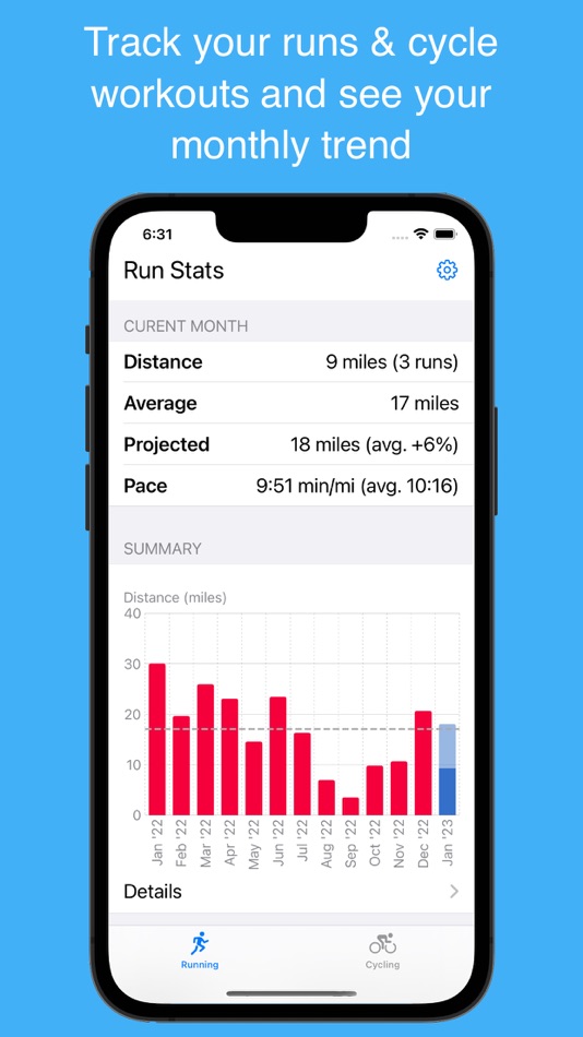 Run & Cycle Stats - 1.5 - (iOS)