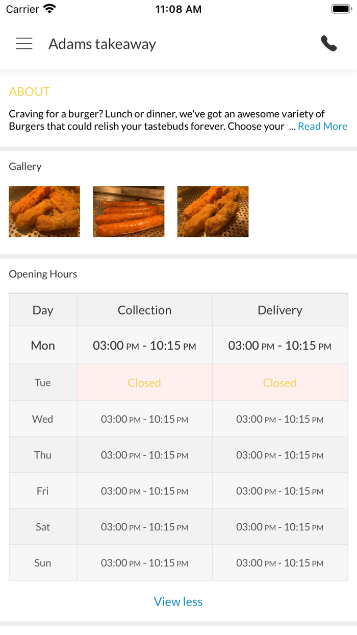 Adams Takeaway Redruth.