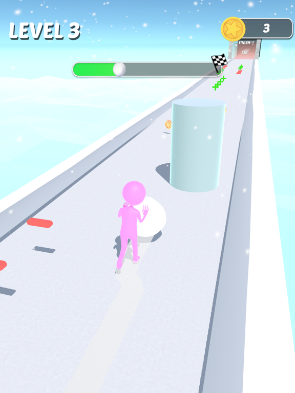 Screenshot #6 pour Snow Bridge Ice Race Ball Game