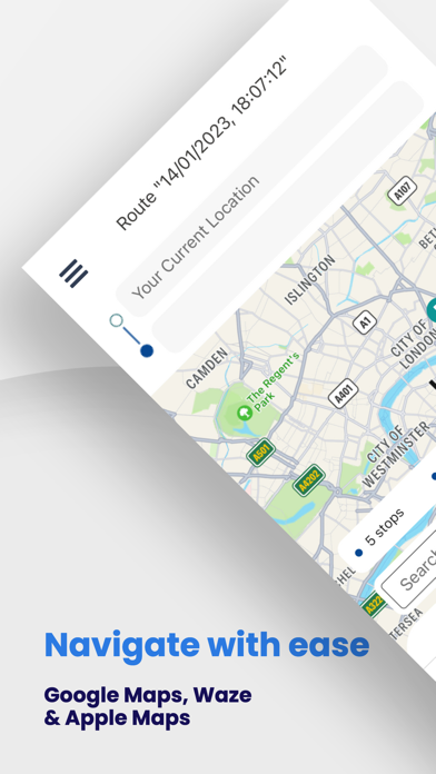 GoRoute Route Planner Screenshot