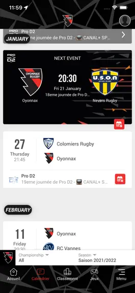 Game screenshot Oyonnax Rugby apk