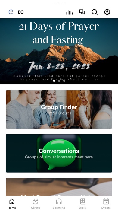 Evidence Church Screenshot