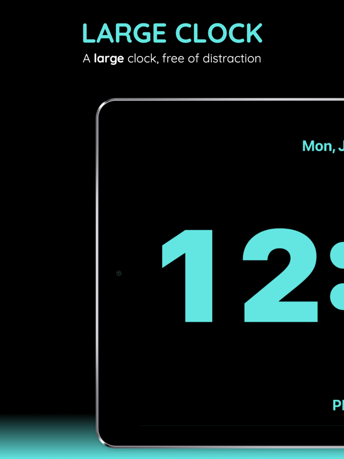 Bed Time  Large Clock