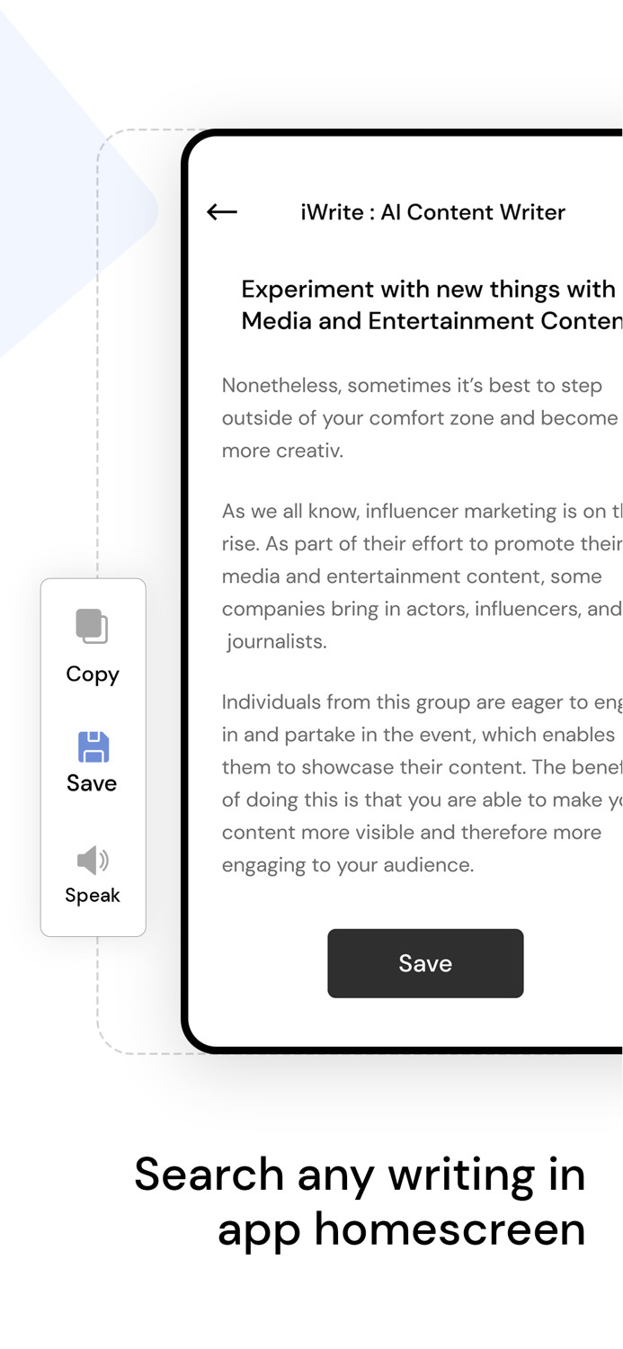 iWrite  AI Content Writer