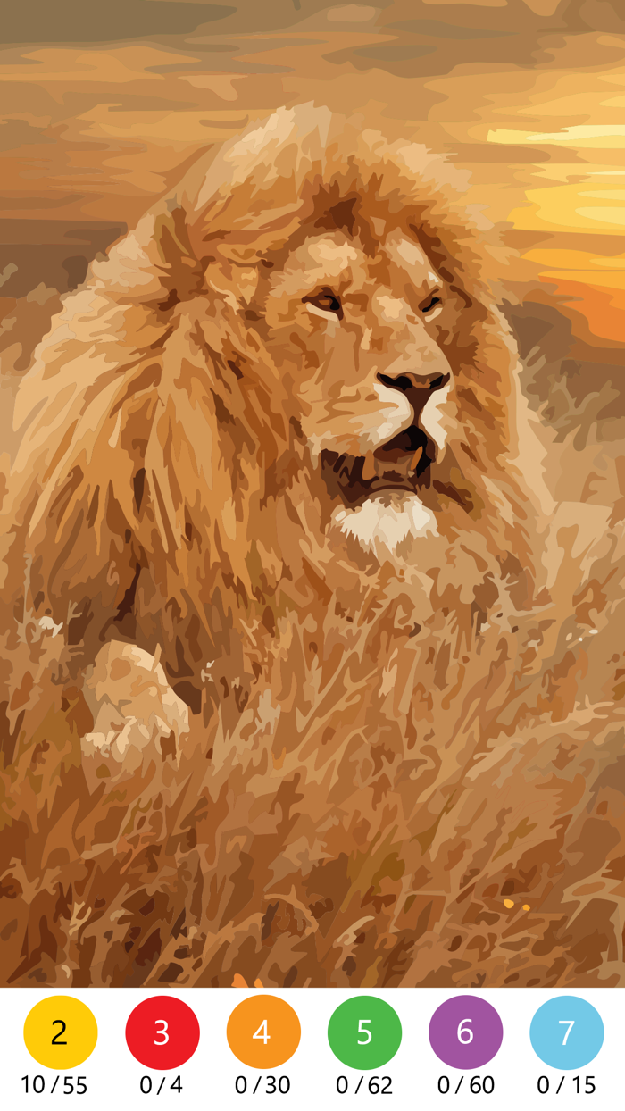 Oil Painting Color by Number