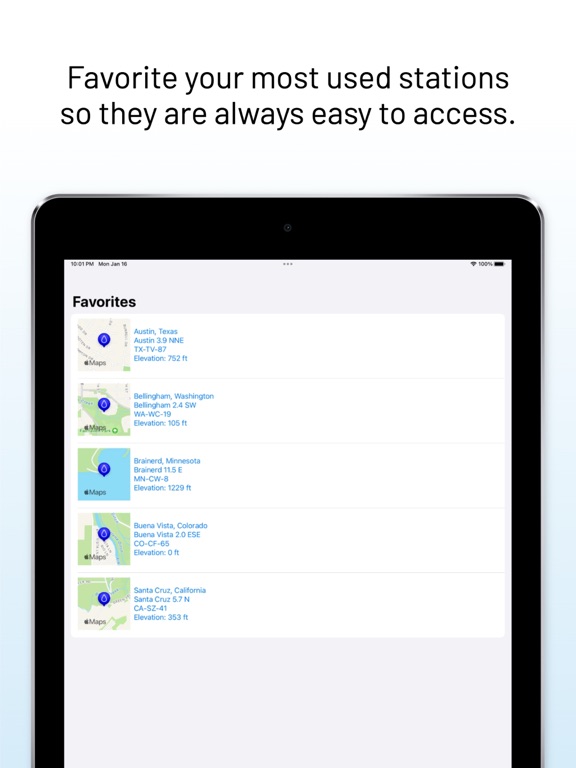 RainParade iPad screenshot 5 - Weather app