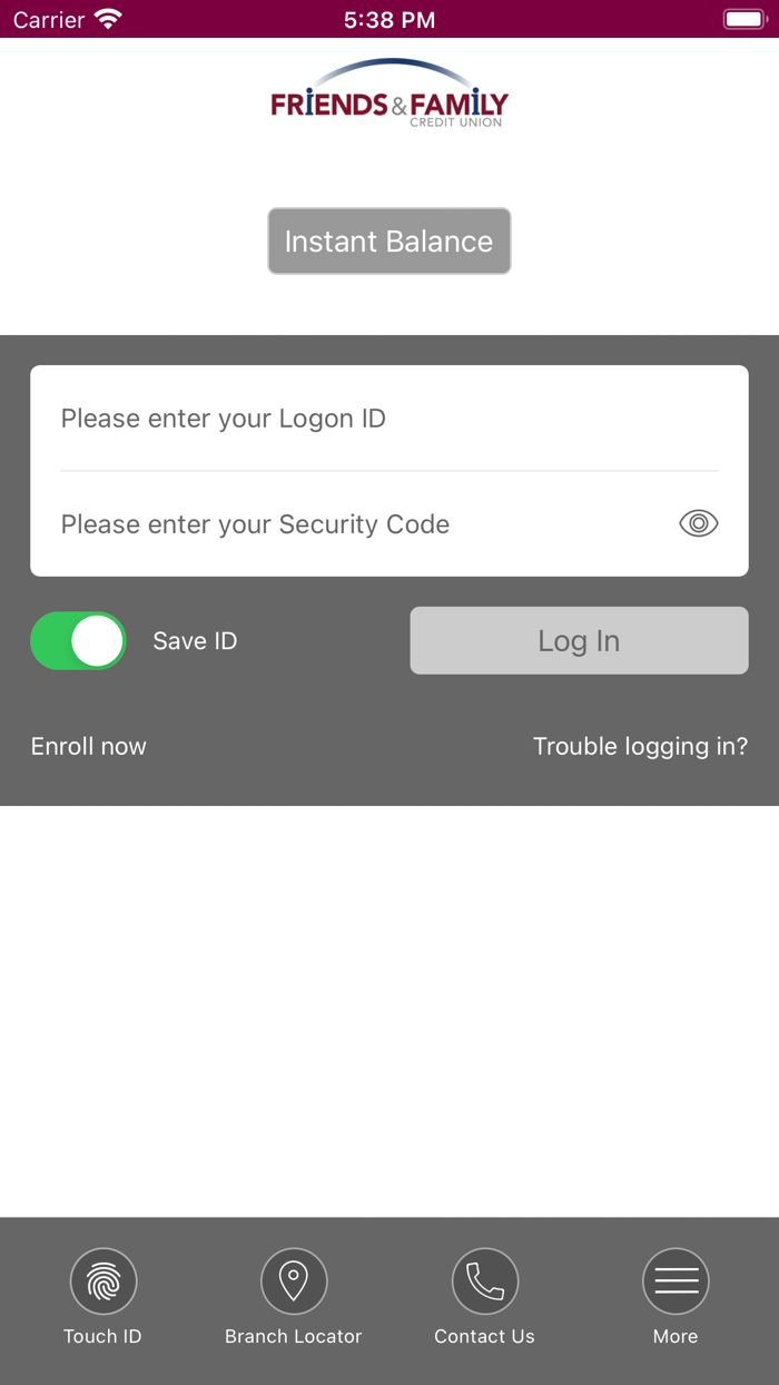 Friends and Family CU