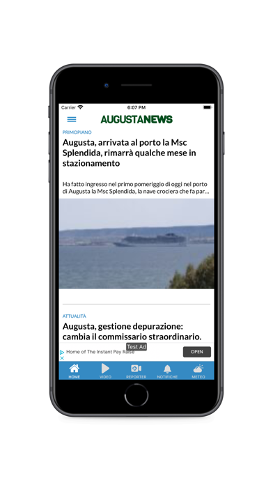Augusta News mobile Screenshot