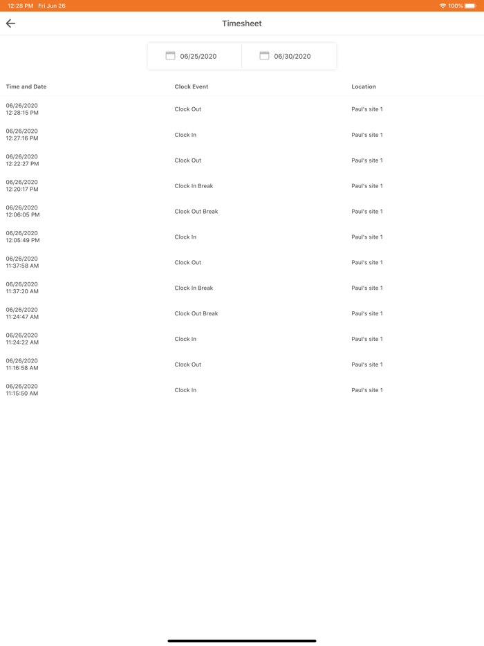 Clocking by SynergySuite