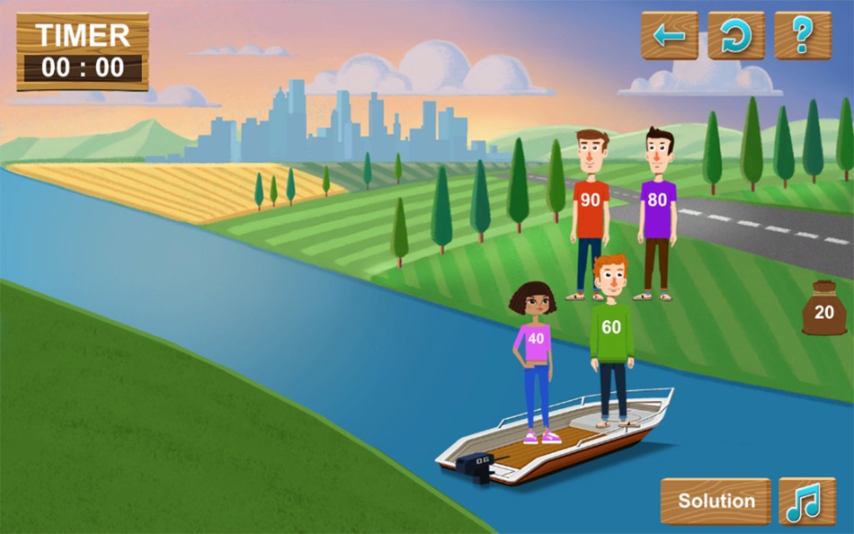 #3. The River Tests : IQ Puzzle (macOS) By: SolverLabs