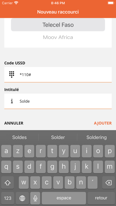 EfacUSSD Screenshot