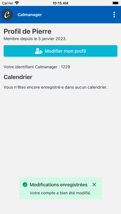 Calmanager Screenshot