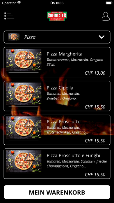 Rheintaler Pizza Imbiss Screenshot