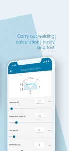 voestalpine Welding Calculator screenshot #4 for iPhone