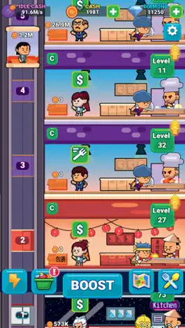 Game screenshot Idle Restaurant Food Manager apk