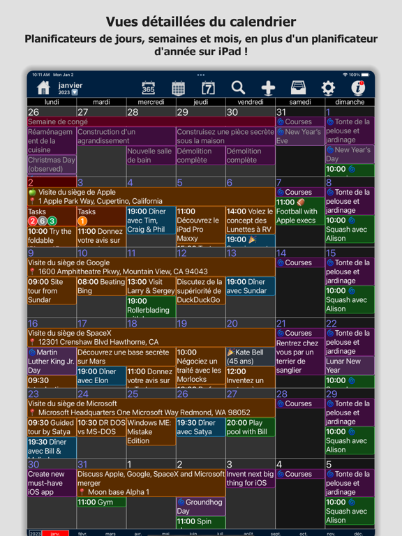 Screenshot #5 pour Calendrier Planificateur