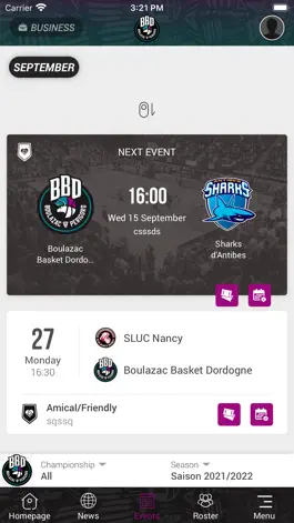 Game screenshot Boulazac Basket Dordogne apk
