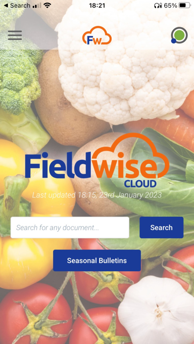 Fieldwise Cloud Screenshot