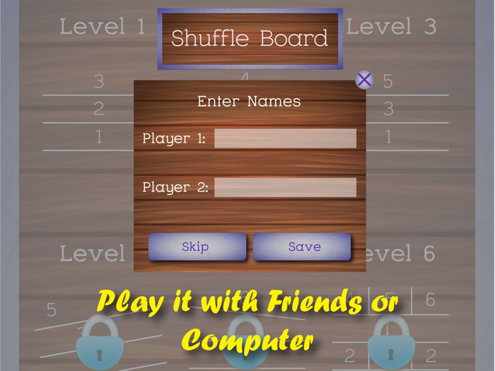 ShuffleBoard - Multiplayer 3D