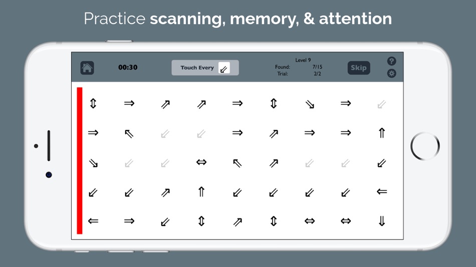 #3. Visual Attention Therapy (iOS) Podle: Tactus Therapy Solutions Ltd.