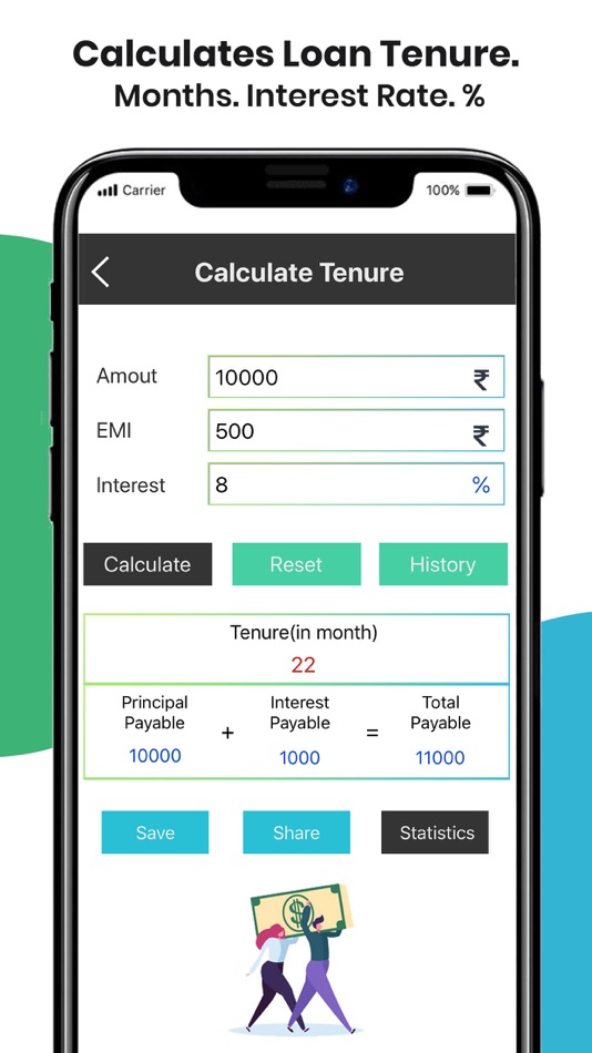 #3. EMI, GST & Loan Calculator (iOS) Podle: Pooja Mehta