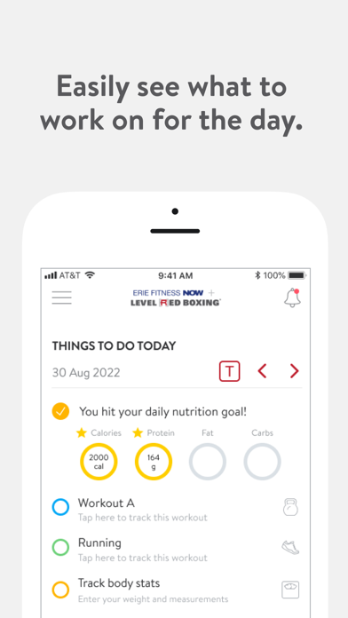 Erie Fitness Now and Level Red Screenshot