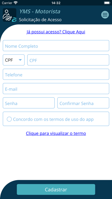 YMS - Motorista Screenshot