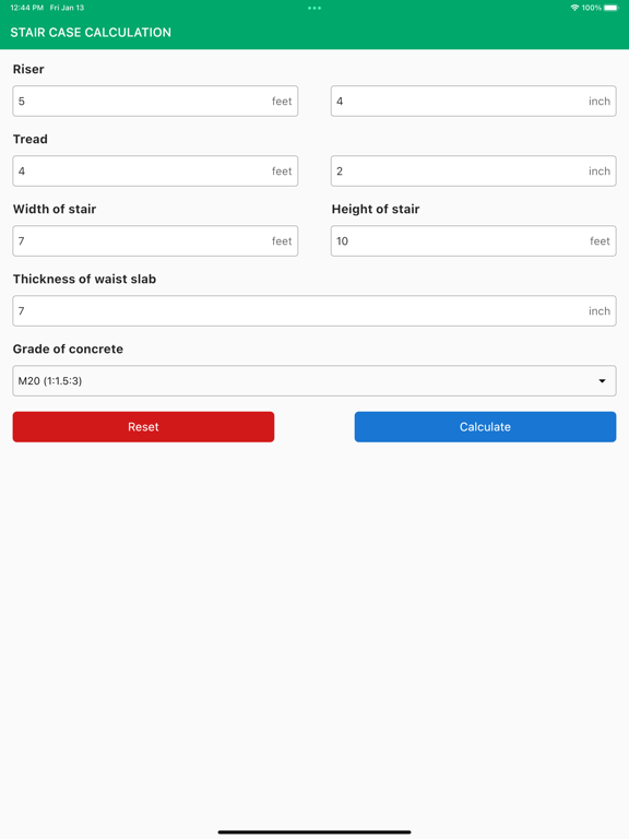 Screenshot #4 pour Stair Case Calculator