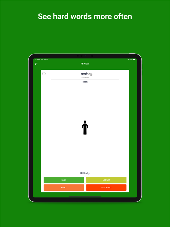 Tobo: Learn Hindi Vocabulary iPad screenshot 5 - Education app