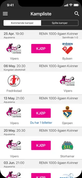 Game screenshot Vipers Kristiansand apk