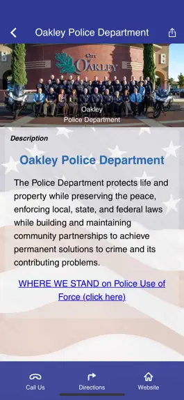 Game screenshot Oakley Police Department apk
