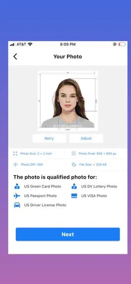 Game screenshot Green Card Photo US VISA hack