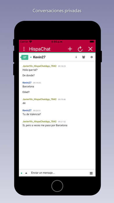 Screenshot #2 pour HispaChat - Chat en español