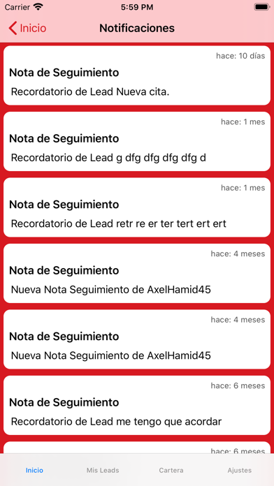 Toyota Lead Management Screenshot