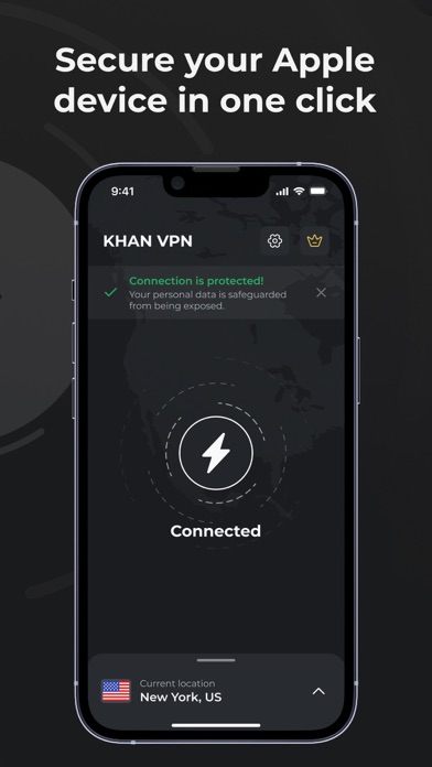 KhanVPN - VPN Location Changer Screenshot