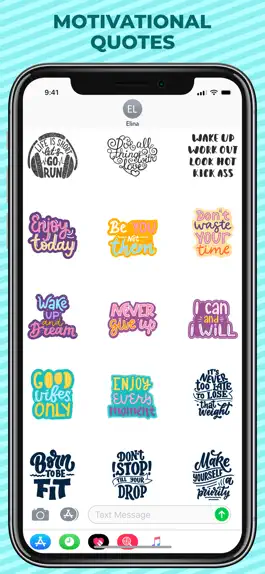 Game screenshot Motivational Quotes Sticker hack