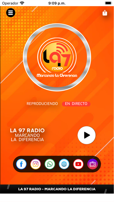 La 97 Radio Oficial Screenshot